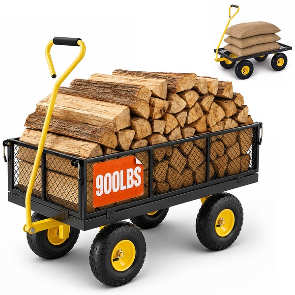 Vevor Bollerwagen Transportwagen Gartenwagen GeräTewagen Handwagen 965X560X535Mm-image