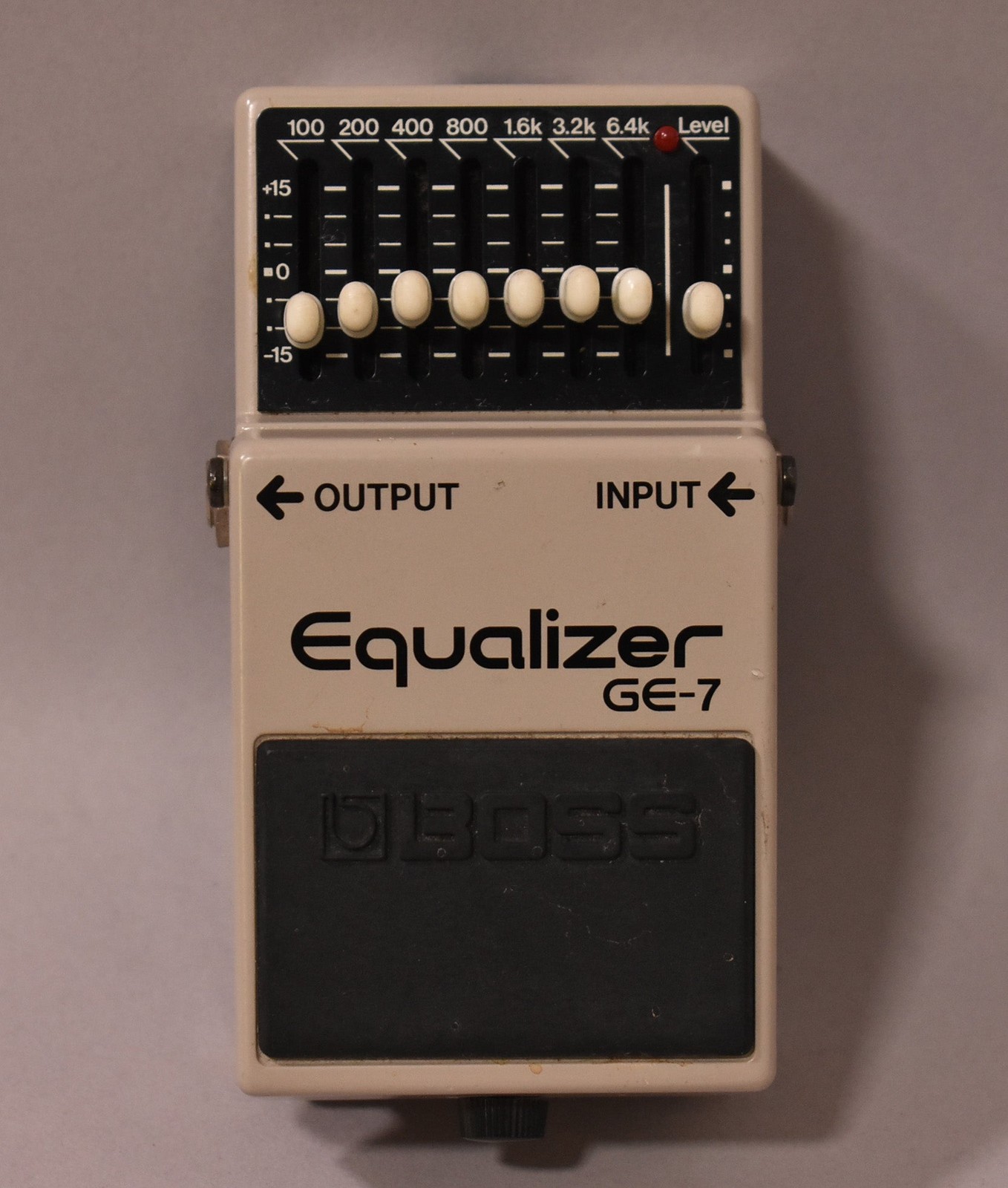 1988 Boss GE-7 Graphic Equalizer Pedal Grey MIJ Black Label