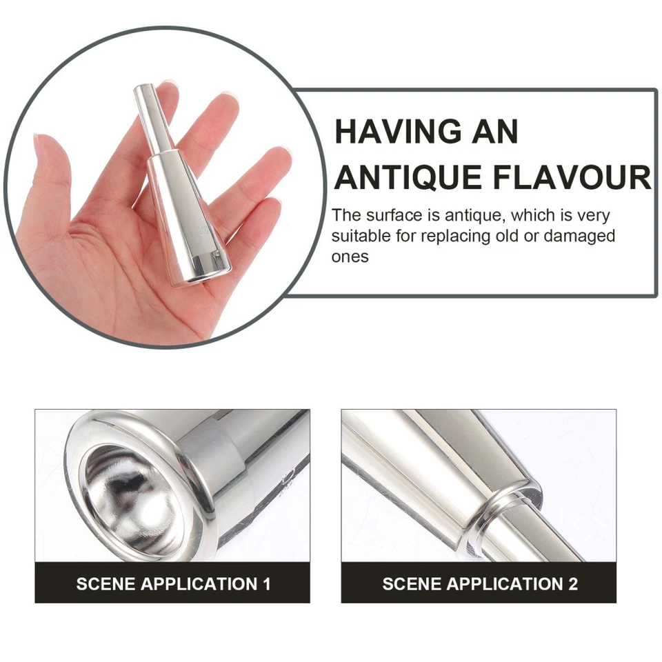 1 PZ Tromba Boccaglio 3C Dimensioni Boccaglio placcato argento per tromba - Immagine 4 di 4