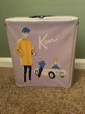 Vintage 1962 Mattel Ken Doll Lavender Purple Case