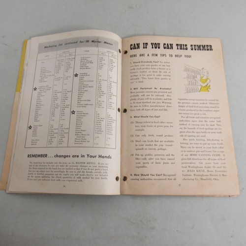 Vintage WWII Meal PLanning Guide 1944 Recipe Booklet - Picture 6 of 8