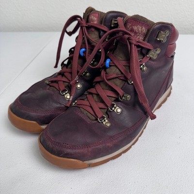 The North Face Back to Berkeley Redux Mens Hiking Boots Size 11 Burgundy
