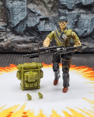 Vintage GI Joe Action Force Tunnel Rat v1 Figur 1987 fast vollständig Hasbro