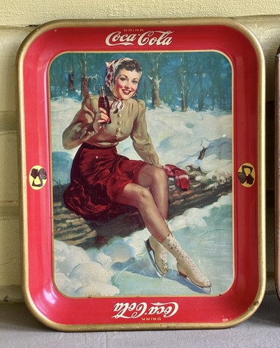 Vintage, ORIGINAL, "Scarce" 1941 Coca-Cola, Coke, Soda Serving Tray