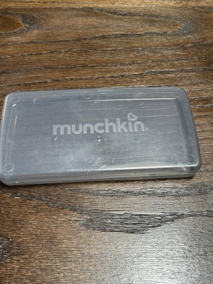 Munchkin Travel Case Refillable Case Empty Container Baby Wipes Clam Shell Clear