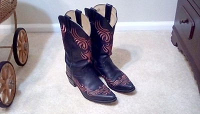 Durango DD 4310 Mens High Style Western Embroidered Cowboy Boots Sz 8.5D Cutter