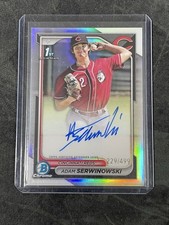 2024 Bowman Chrome - Prospect Autographs Adam Serwinowski #CPA-ASE Refractor...