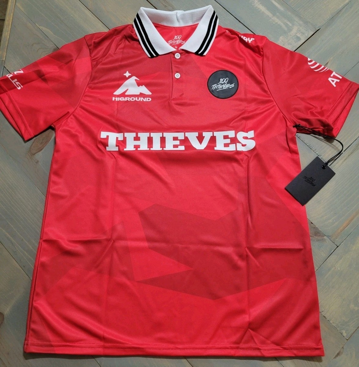 Thieves Valorant 100 Thieves Red Jersey 100T Asuna Valorant New