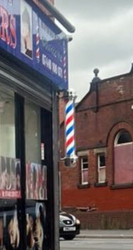 Barber Pole Barbershop LED Classic Illuminated Big Poles Uk Disty 102cm - Picture 6 of 9