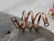 Pure Copper Wrap Arthritis Thumb Ring handmade solid copper 7th anniversary gift