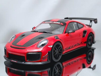 【Spark Model】Porsche GT2 RS Red Bull Porsche GT2 RS Clubsport Red Bull 2019 Black Red 1/18 Spark