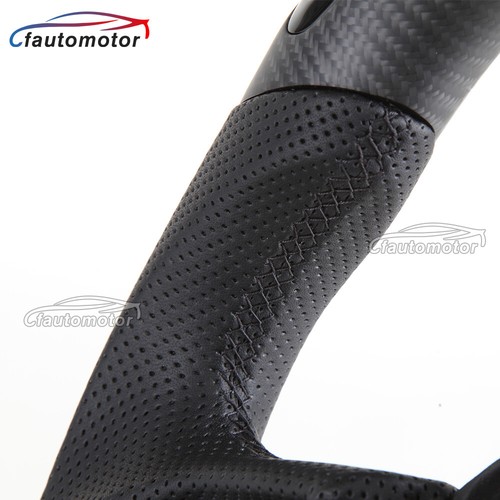 Matte Carbon Fiber LED Steering Wheel for 2015+ Dodge Charger Challenger SRT GT - Picture 6 of 10