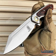 8" Survival Knife Pocket Knife 3.3" Blade Tactical Knife Folding Knife