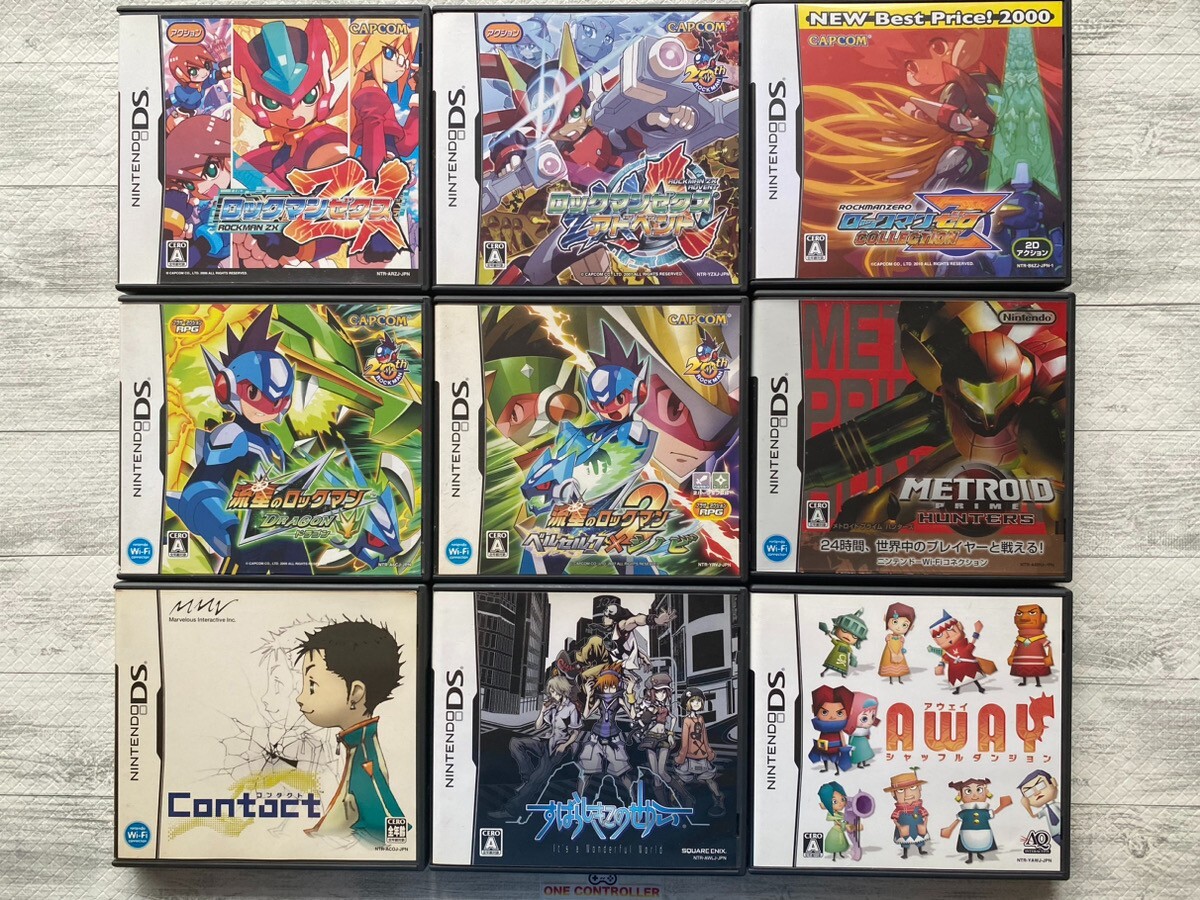 Nintendo DS Rockman & Metroid & Contact & Subarashiki Kono Sekai