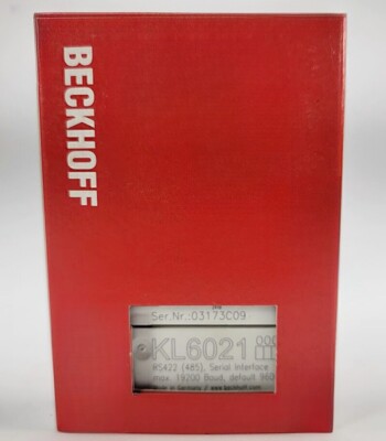 1PC Beckhoff KL6021 PLC Moudule New KL 6021 In Box Expedited Shipping
