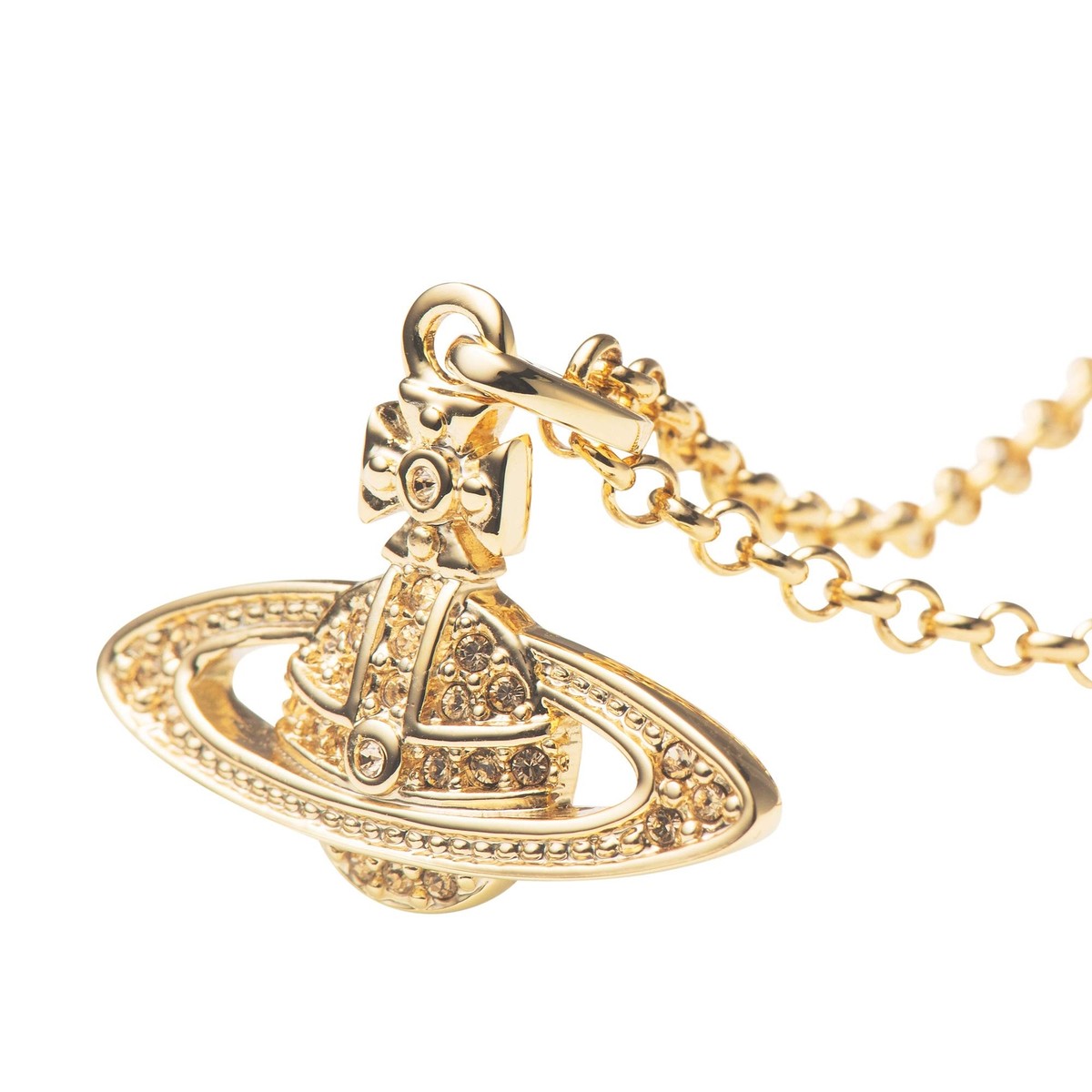 ネックレス・ペンダント Vivienne Westwood Mini Bath Relief Pendant Necklace Gold 630 Vivienne Westwood Necklace 63020086 R121 Mini Bass Relief