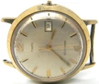 D230 mens 1968 Vintage Timex Self Wind Viscount Gold Plated 4147 3268 Watch lot