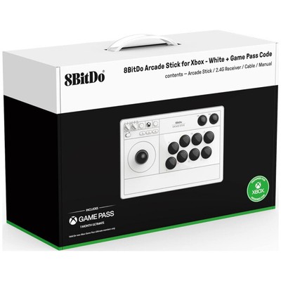 White Arcade Stick + Game Pass Code for Xbox X/S/One/PC
