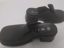 Miista Black Vegan Mule, Blissa Size 36