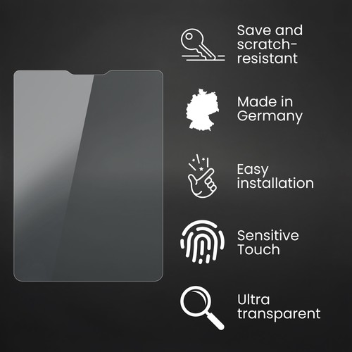 Bruni 2x Protective Film for Inrico IRC380 Screen Protector Screen Protection - 第 3/8 張圖片