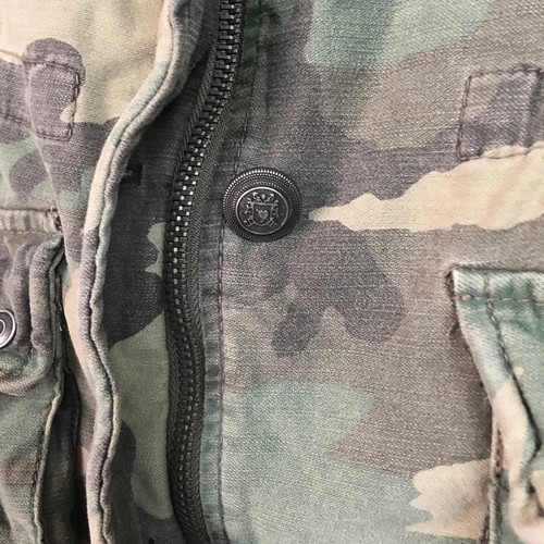 Free People Womens Small Jacket Not Your Brothers Camo Military Surplus Style - Picture 6 of 7