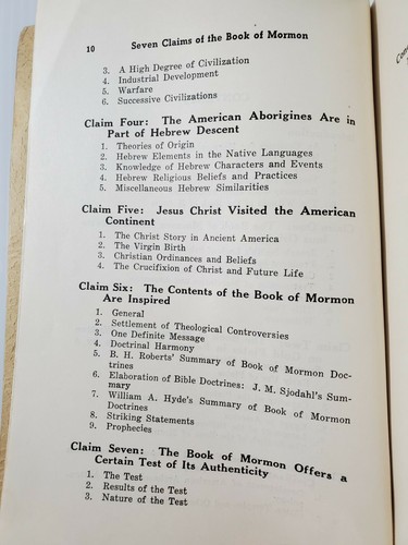Mormon- Seven Claims of the Book of Mormon- A Collection of Evidences - Picture 9 of 12