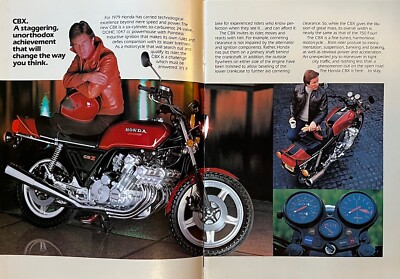 1979 Honda full-line 32-page sales brochure-literature Vintage CBX