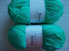 Knit Picks Brava Worsted yarn, Tranquil, lot of 2 (218 yds each)