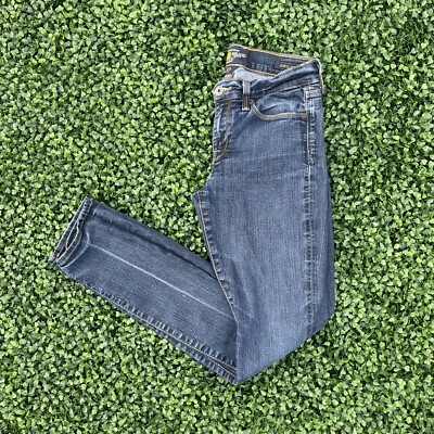 Lucky Brand Women's Blue Denim Sofia Skinny Mid Rise Stretch Jeans Size  28x32