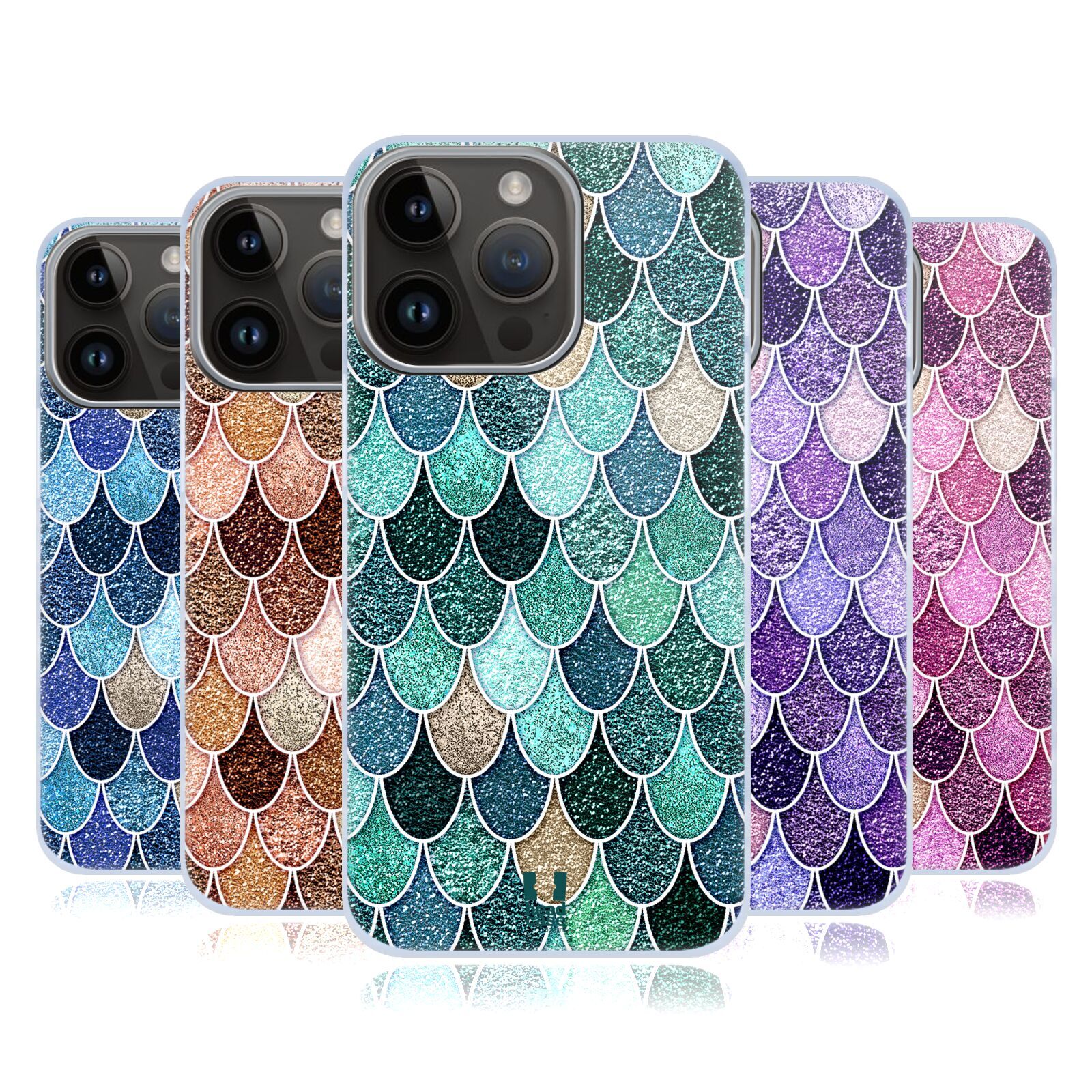 HEAD CASE DESIGNS MERMAID SCALES PATTERNS HARD BACK CASE FOR APPLE iPHONE PHONES