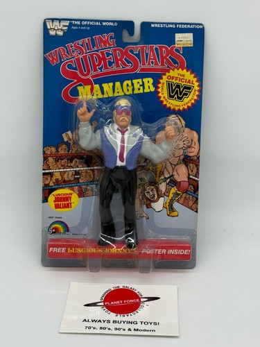 Johnny Valiant MOC WWF Vintage 80's LJN Figure NEW...