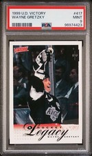 1999 UPPER DECK VICTORY #417 WAYNE GRETZKY PSA 9
