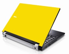 YELLOW Vinyl Lid Skin Cover Decal fits Dell Latitude E5400 Laptop