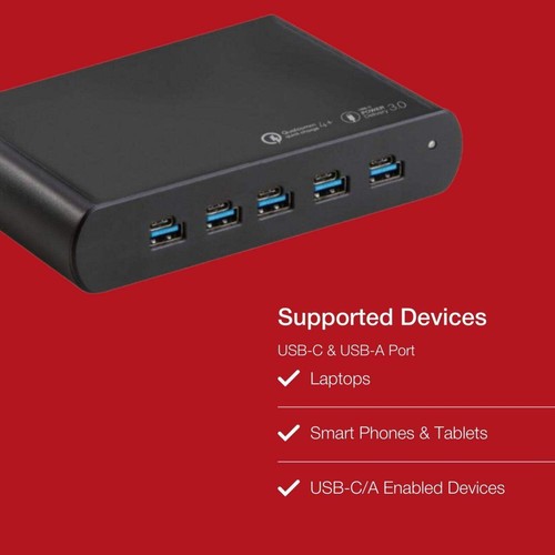 Shintaro 150W 5-Port GaN USB-A & USB-C Multi Port Charger - Fast Charging for La - Picture 3 of 4
