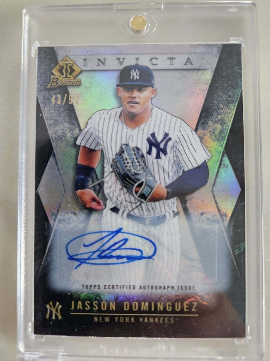 2021 Bowman Invicta Jasson Dominguez Auto 43/99 | eBay