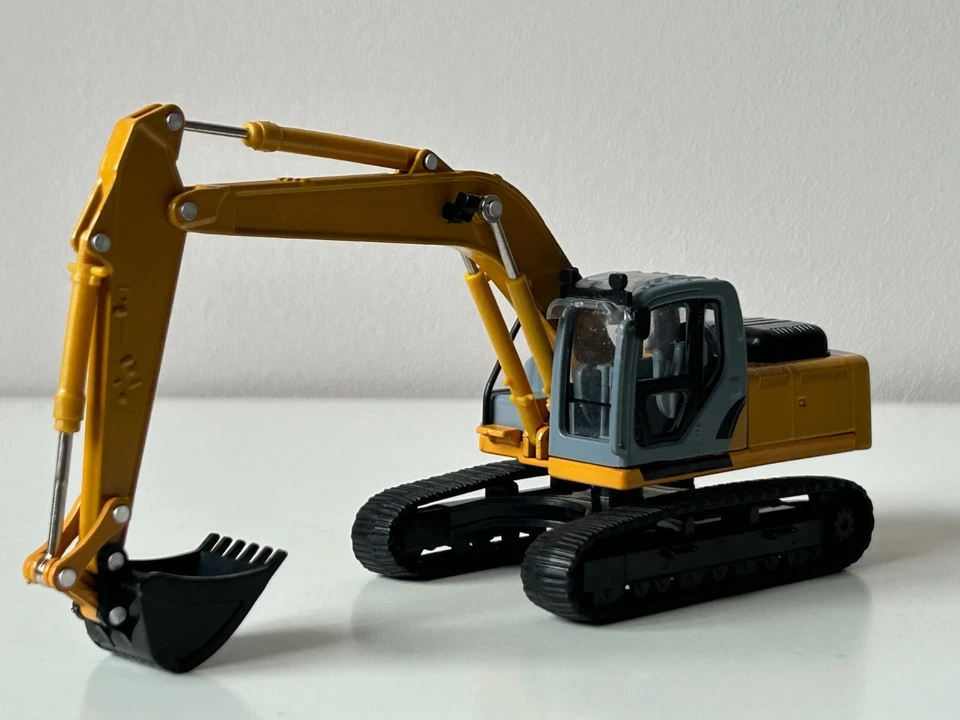 Excavator Track Construction Vehicle Machine Model Diecast Amercom 1:64 Scale