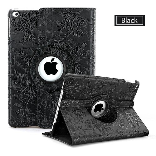for iPad 5th 6th 9.7" 7th Gen 8th Gen 9th Gen 10.2" FLOWER 360 Swivel Case Cover - Picture 9 of 13