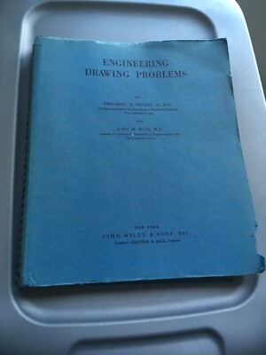 Engineering Drawing Problems, Frederic G Higby, John M Russ 1940, John Wiley &