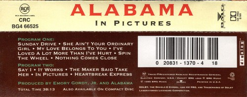 Alabama - In Pictures (Cass, Album, Club, Dol) (Very Good Plus (VG+)) - 26301308 - Picture 2 of 4