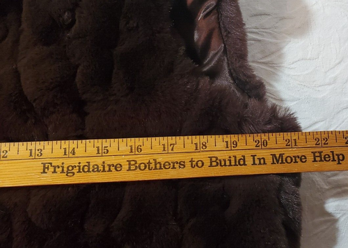 RACHEL ZOE Faux Fur Mid Length Vest size M - Picture 9 of 11