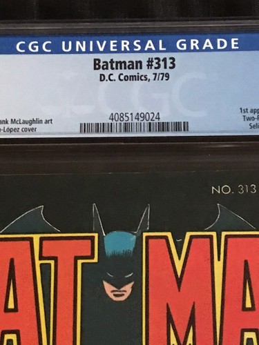 DC Comics 1979 Batman #313 CGC 8.5 Very Fine+ 1st Appearance Tim Fox - Picture 4 of 10