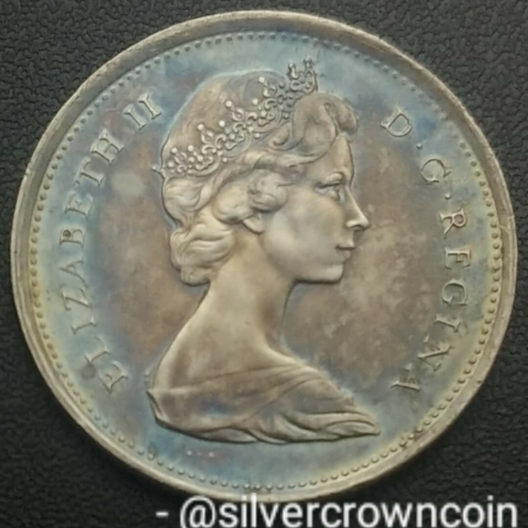 Canada 🇨🇦 25 Cents 1975. KM#62b. Quarter Dollar coin. Caribou