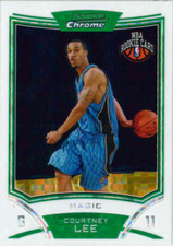 COURTNEY LEE 2008-09 BOWMAN CHROME XFRACTOR ROOKIE /299