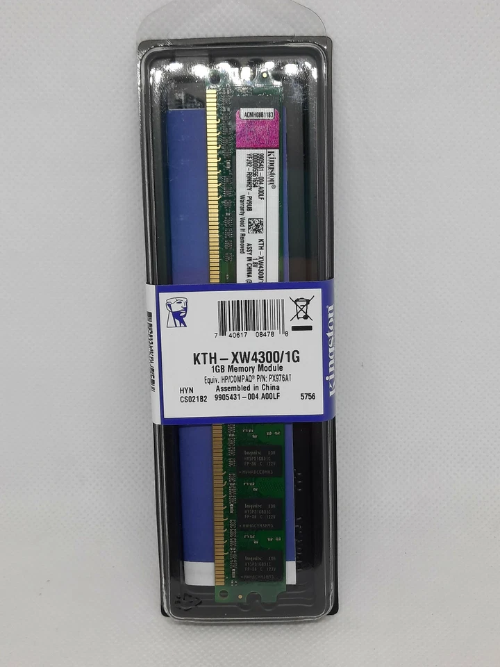 NOS Kingston KTH-XW4300/1G DDR2 667MHz Desktop PC Memory RAM HP Compaq - Image 4 of 4