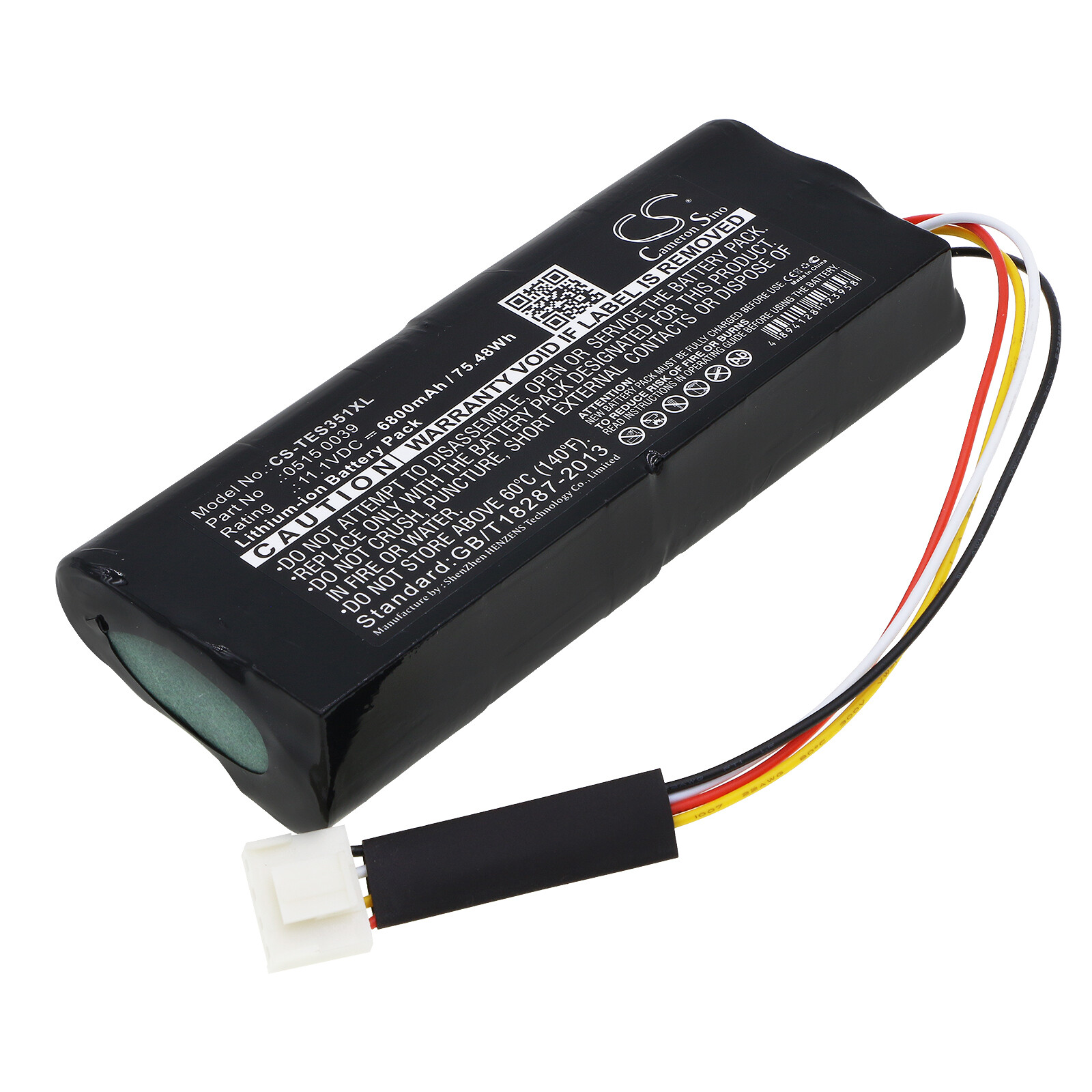 0515 0039 Survey, Test Battery For Testo 350K Analyzer 350 GAS Analyzer 6800ma