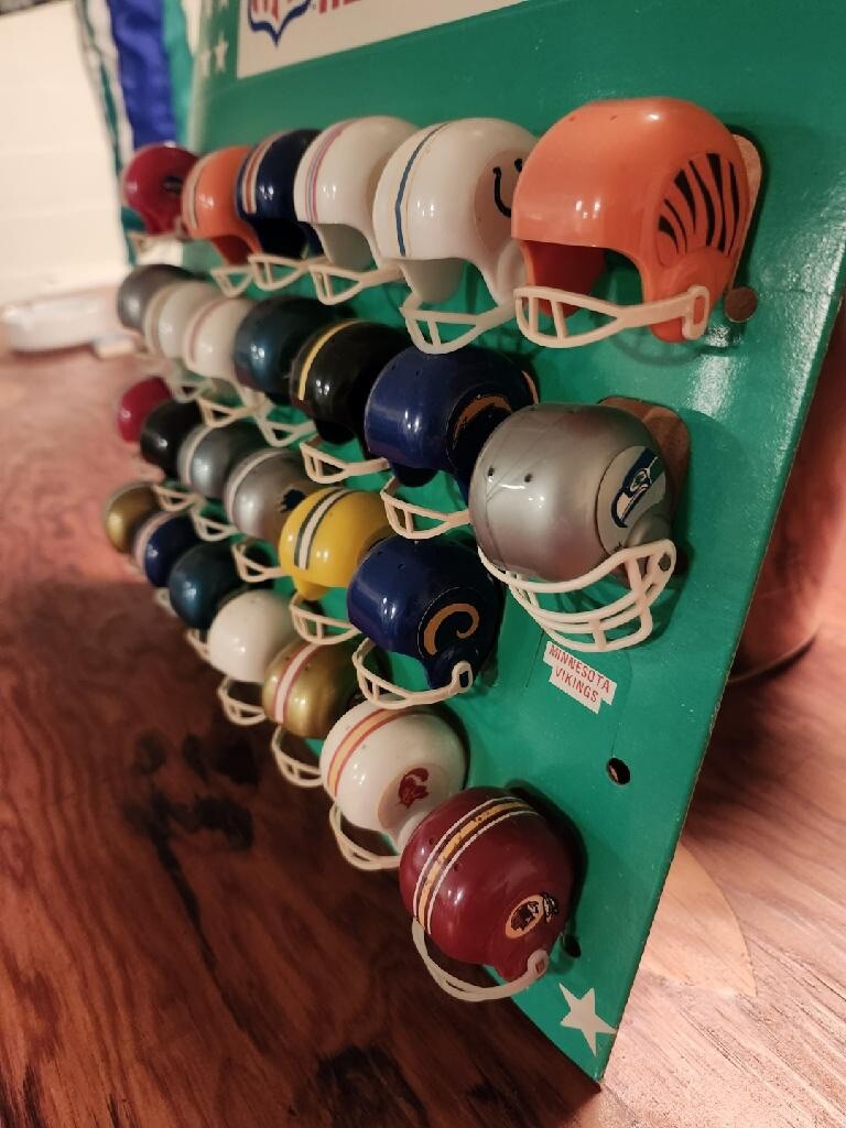 Vintage NFL Helmets MINI Set 1980's Gumball Vending Football