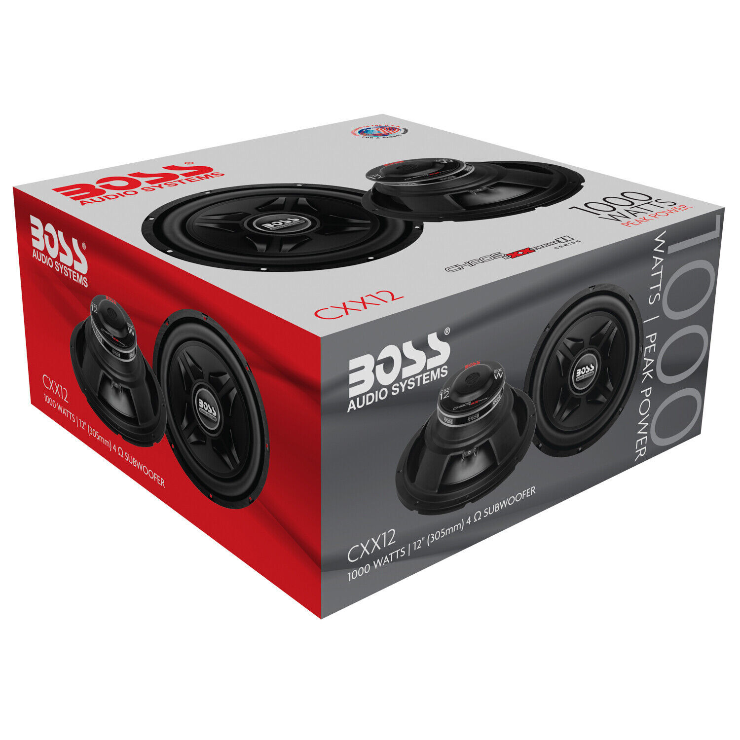 BOSS Audio Systems CXX12 12&rdquo; 1000 W Car Subwoofer - Single 4 Ohm Voice Coil