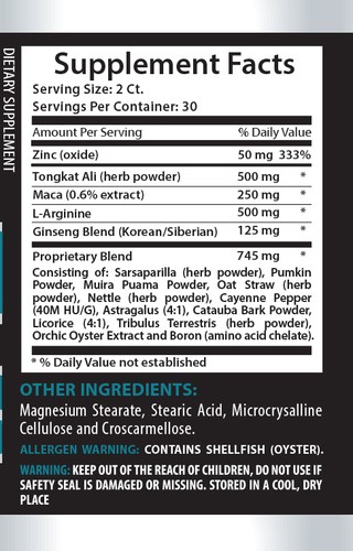 Testosterone Booster 742 - Potency Men + LONGJACK - Male Enhancement Combo (1+1) - Picture 2 of 18