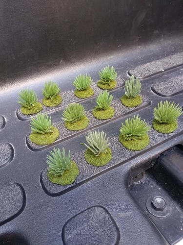12 based Landscape Model Large Bushes wargaming scenery terrain Railroad 1" - Picture 3 of 3