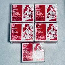 Lot Of Vintage Swingline 5000 3/8" & 1/4” Heavy Duty Staples 13-3/8 & 13-1/4